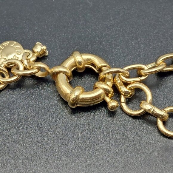 J.Crew Statement Necklace Neutral Cream Beads & Crystals Collar Signed 19" - Picture 8 of 9